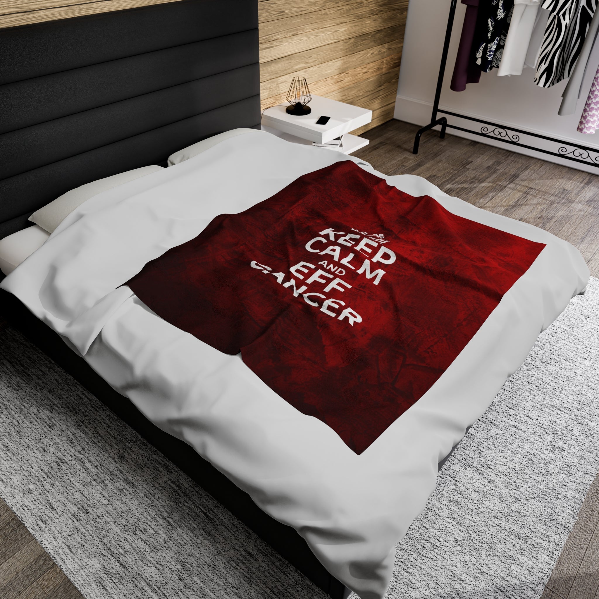 Keep Calm Plush Blanket