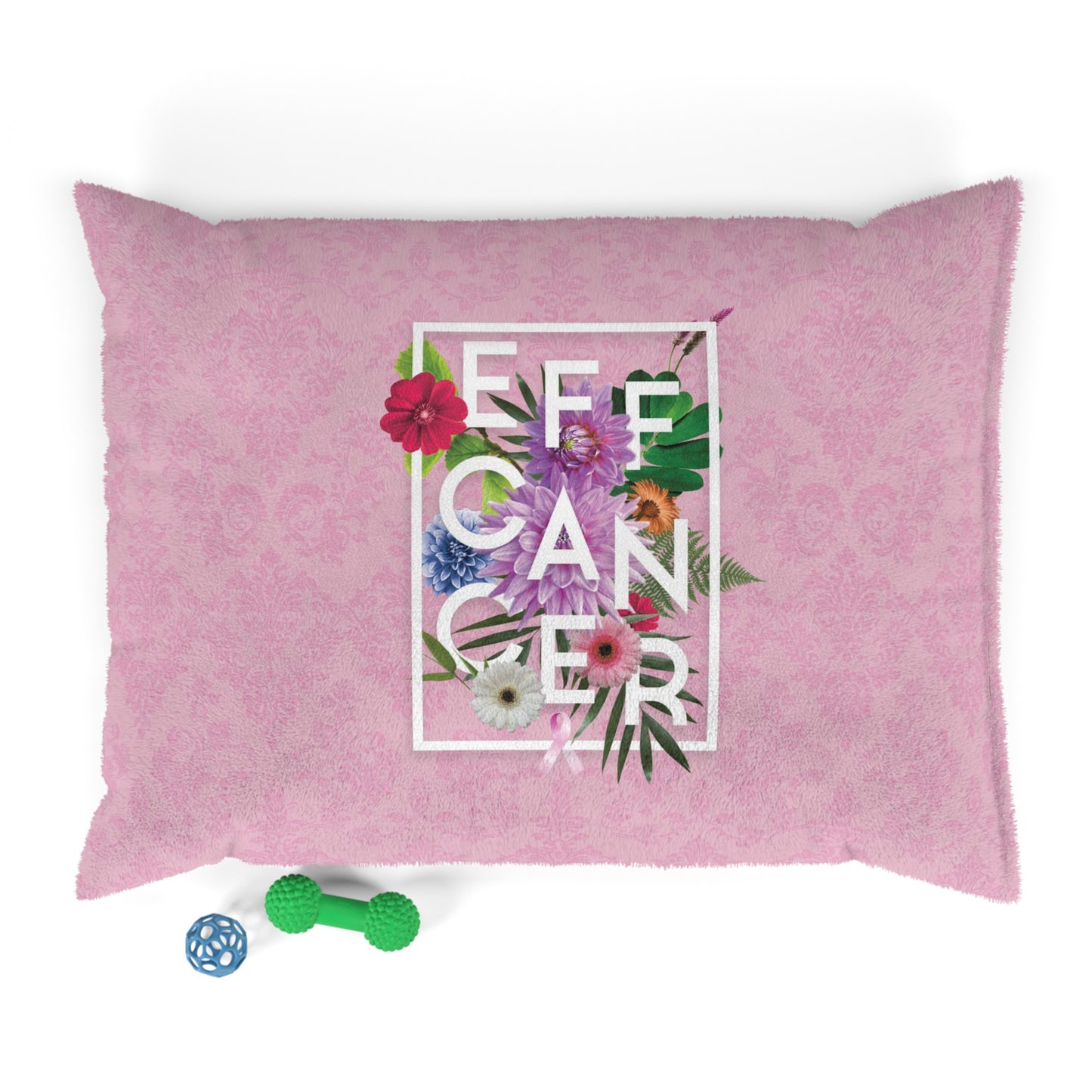 Floral Eff Pet Bed
