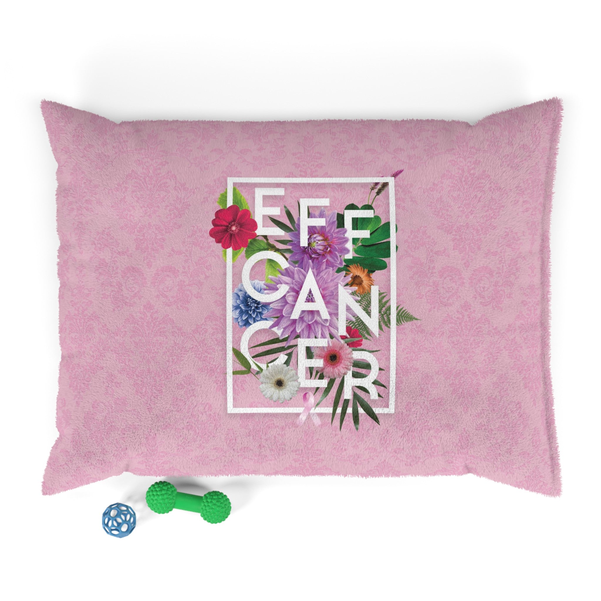 Floral Eff Pet Bed