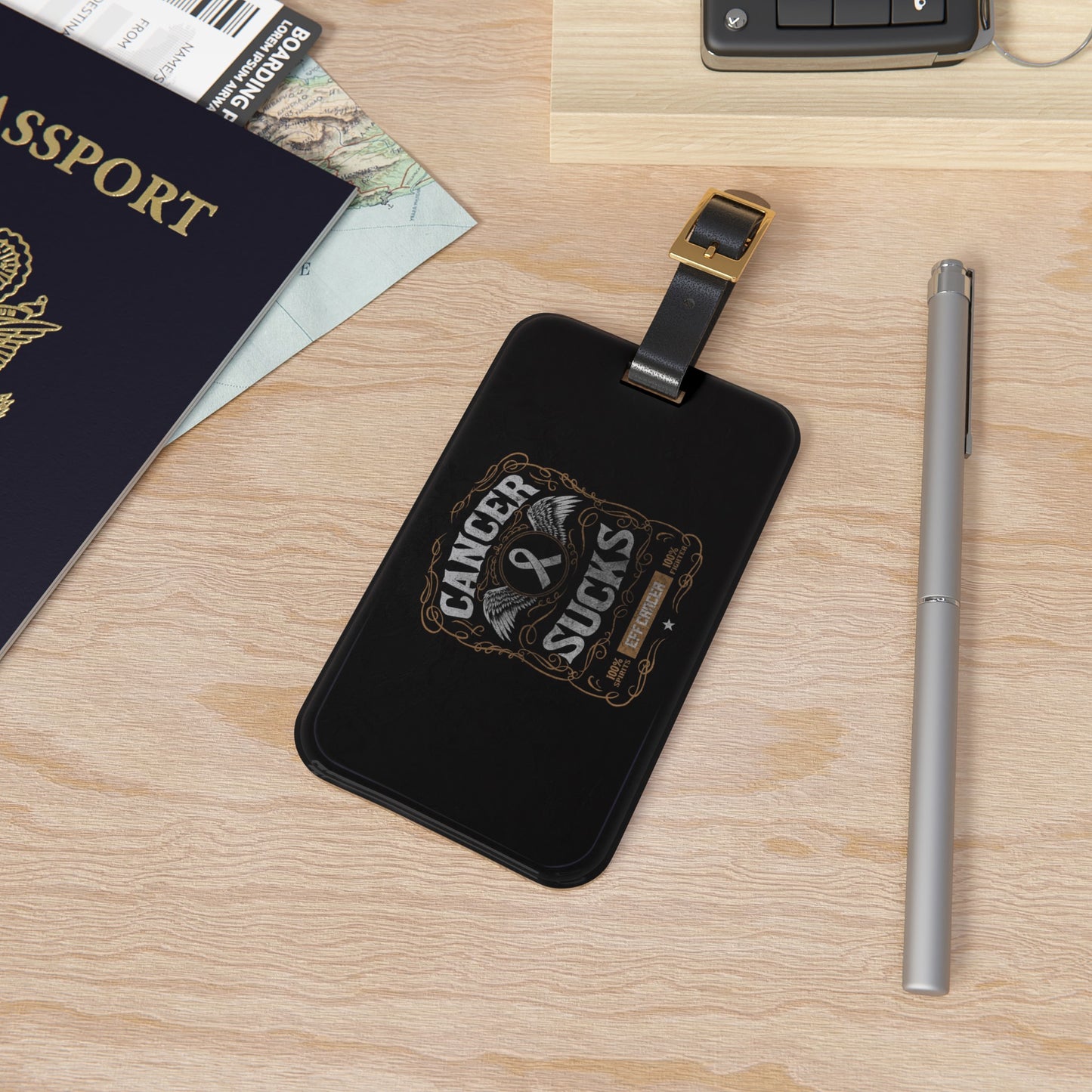 Vintage Sucks Luggage Tag