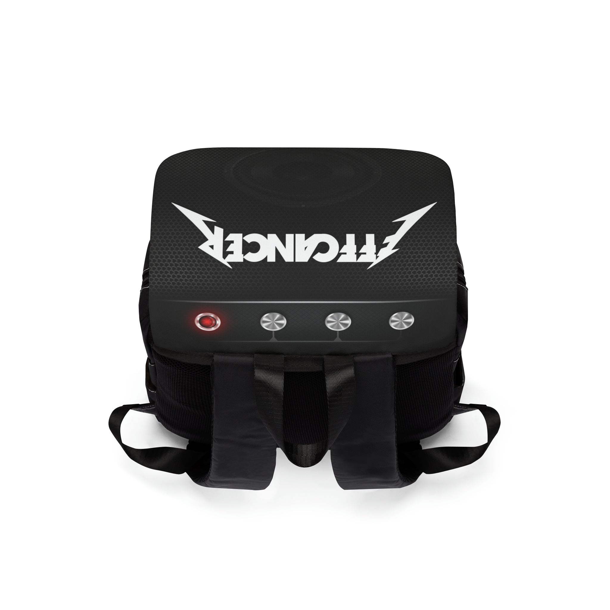 Metal Front Flap Backpack