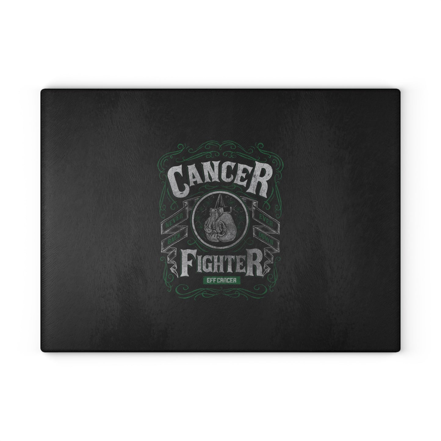 Vintage Fighter Glass Cutting Board