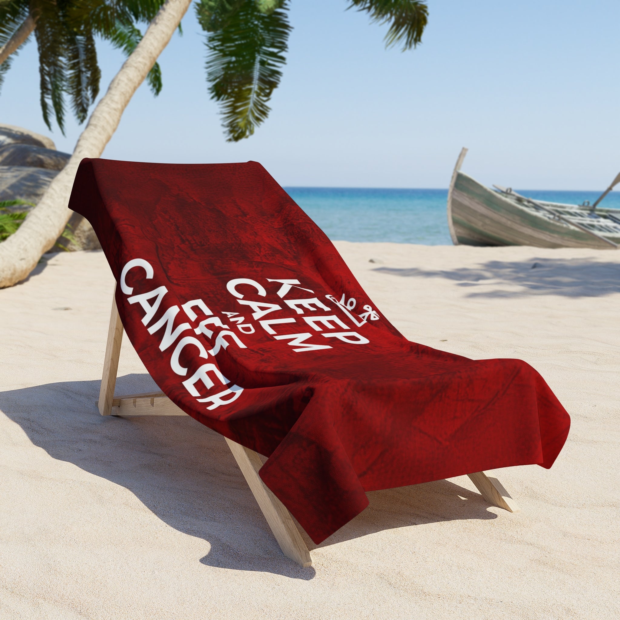 Keep Calm Beach Towel