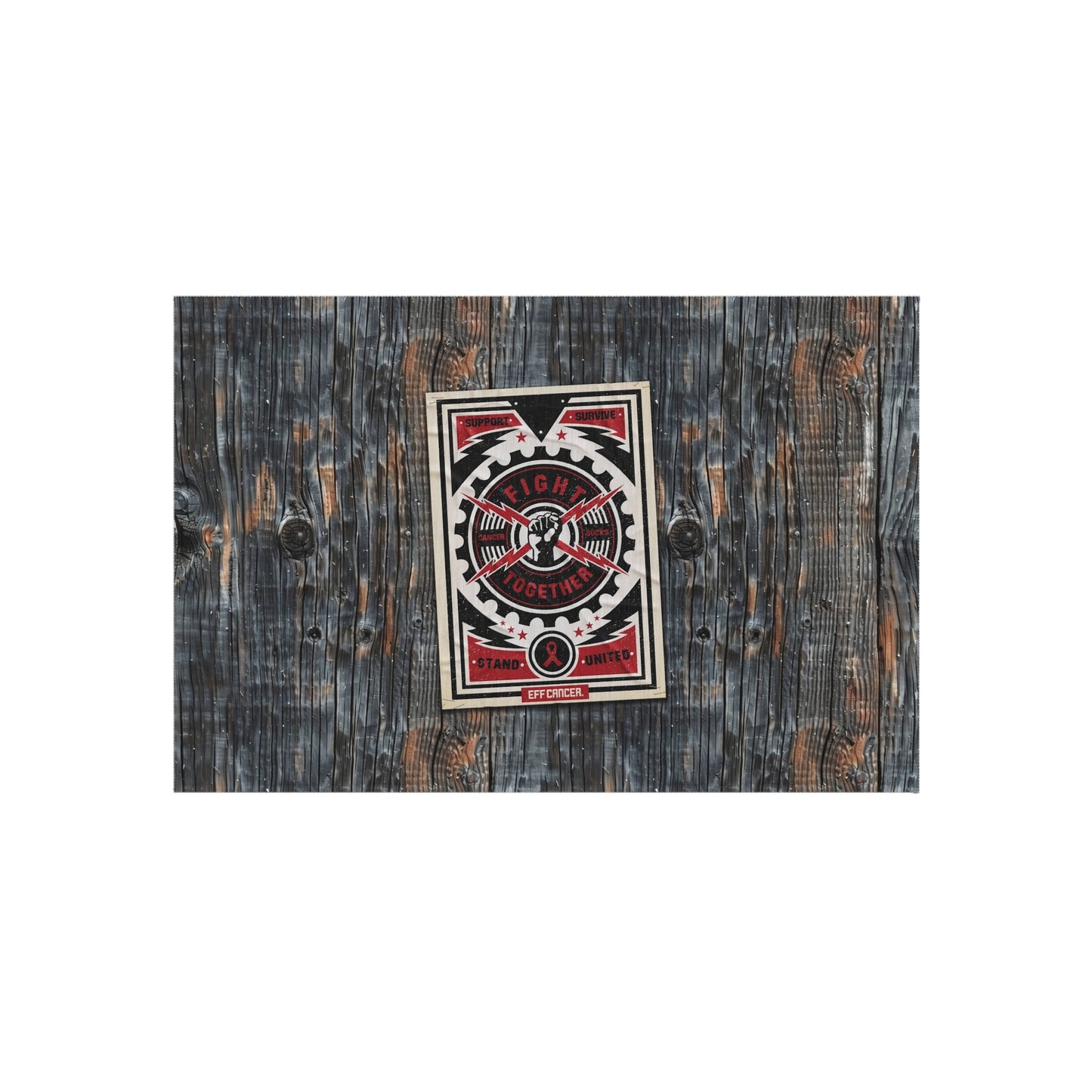Fight Together Street Outdoor Rug