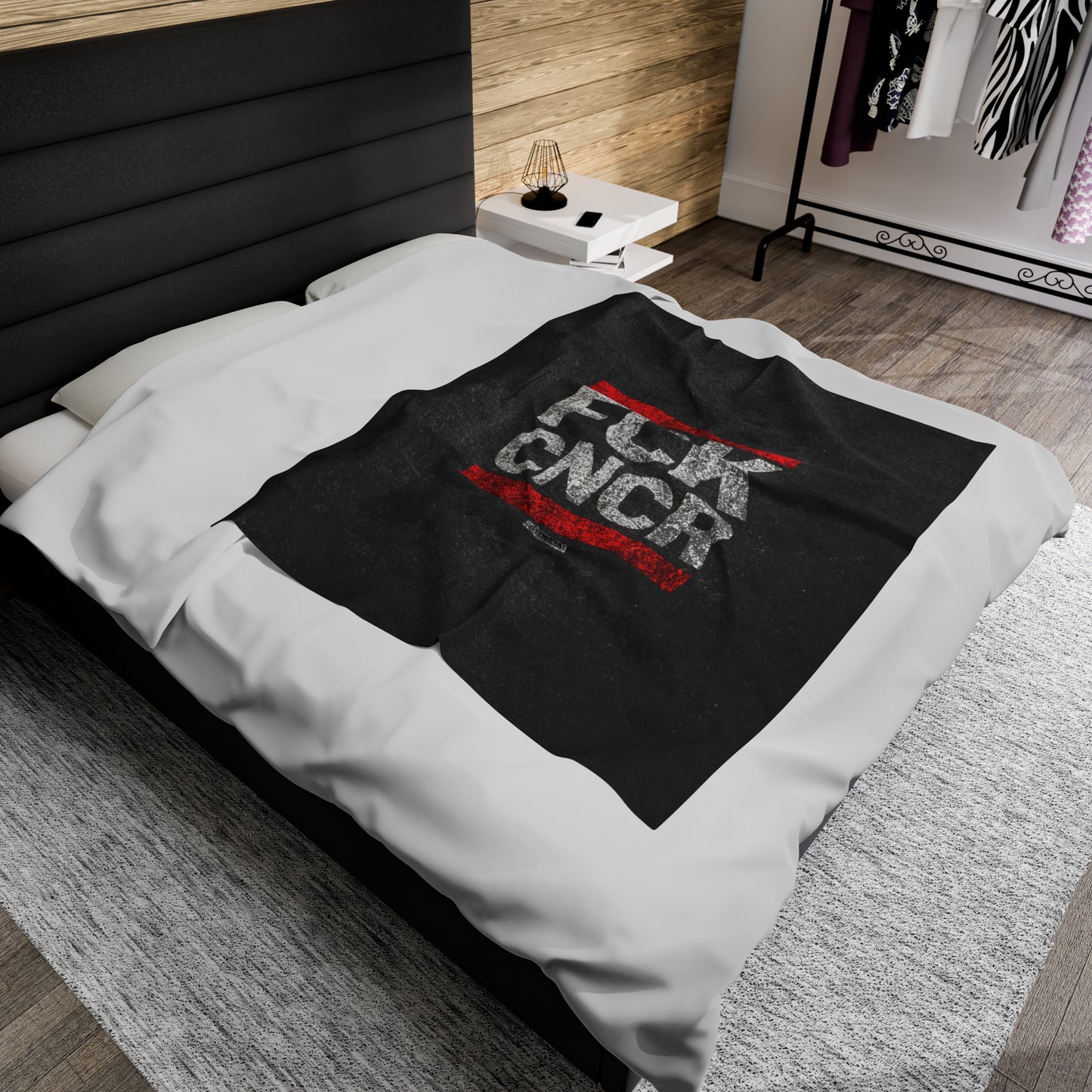 FCK CNCR Plush Blanket