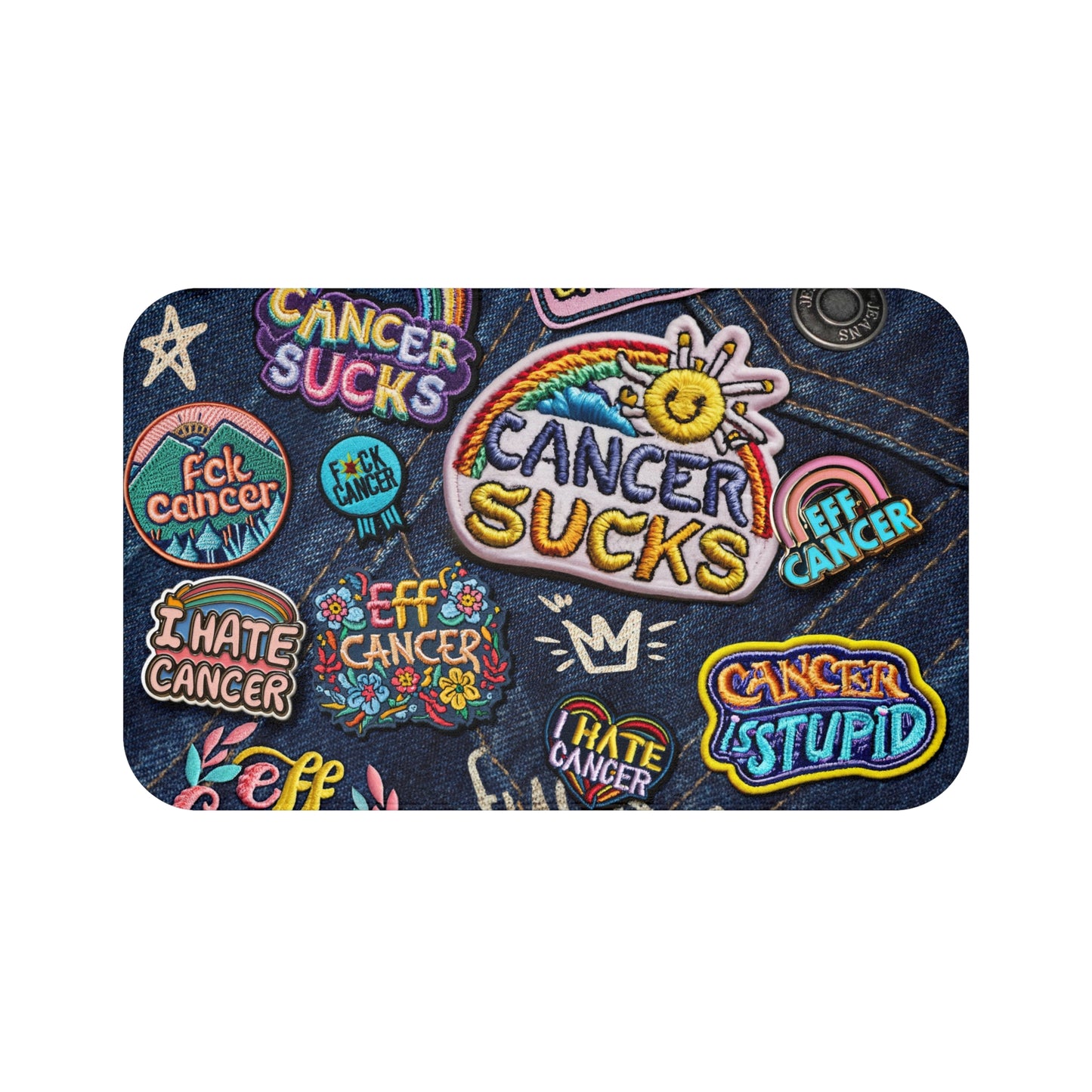 Patchy Bath Mat