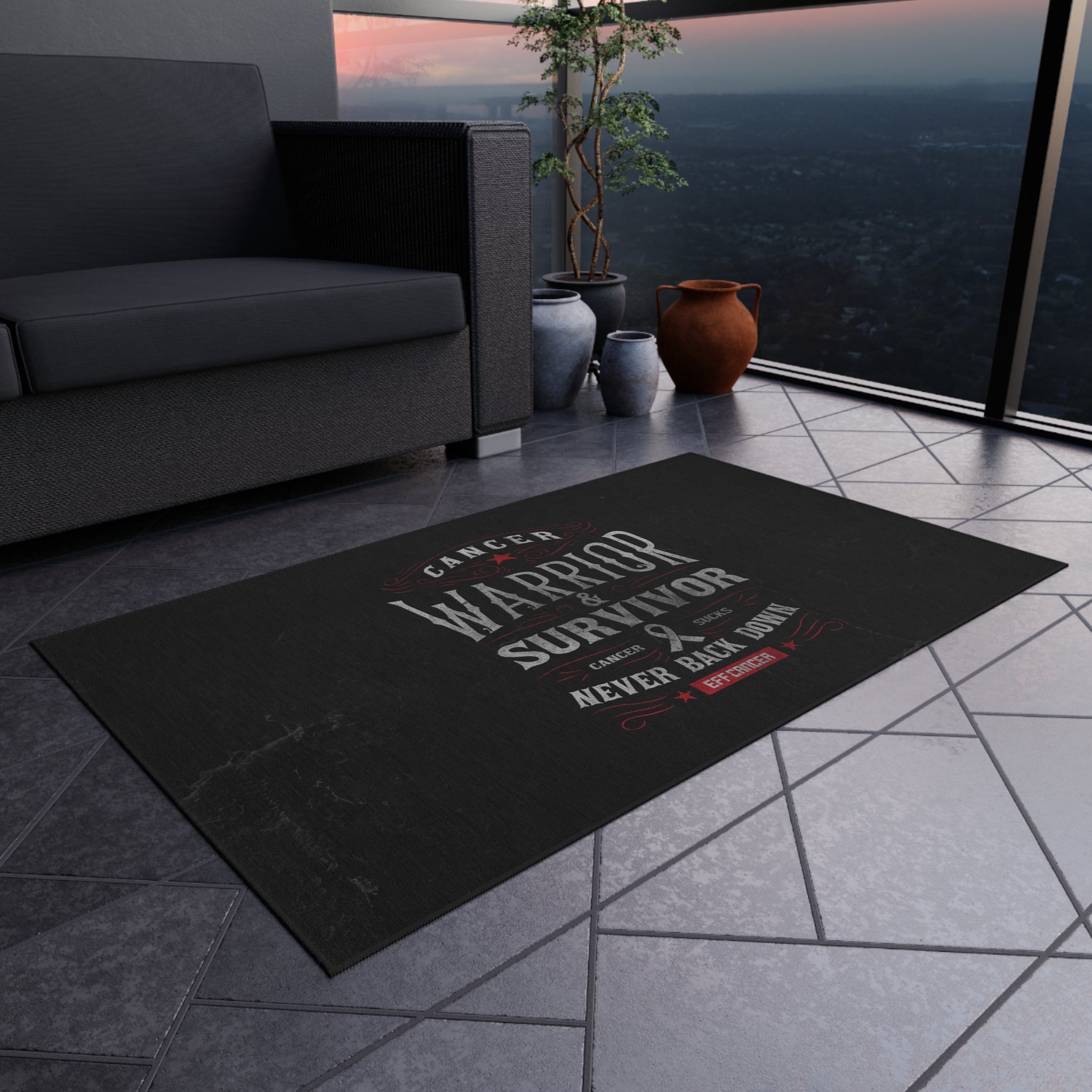 Vintage Warrior Outdoor Rug