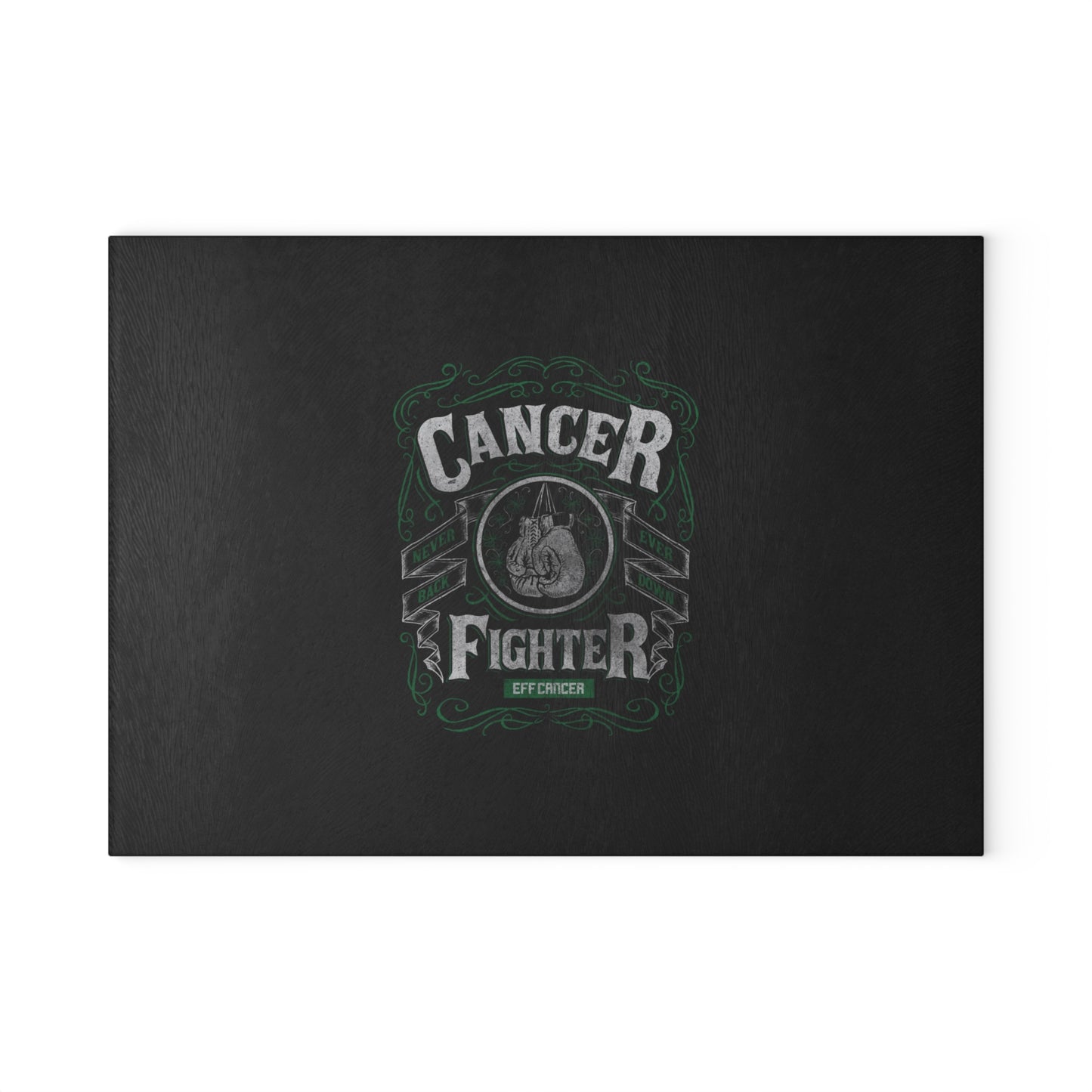 Vintage Fighter Glass Cutting Board