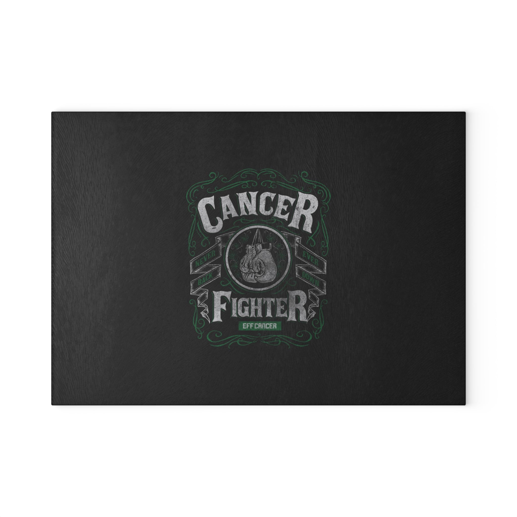 Vintage Fighter Glass Cutting Board