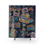 Patchy Shower Curtain