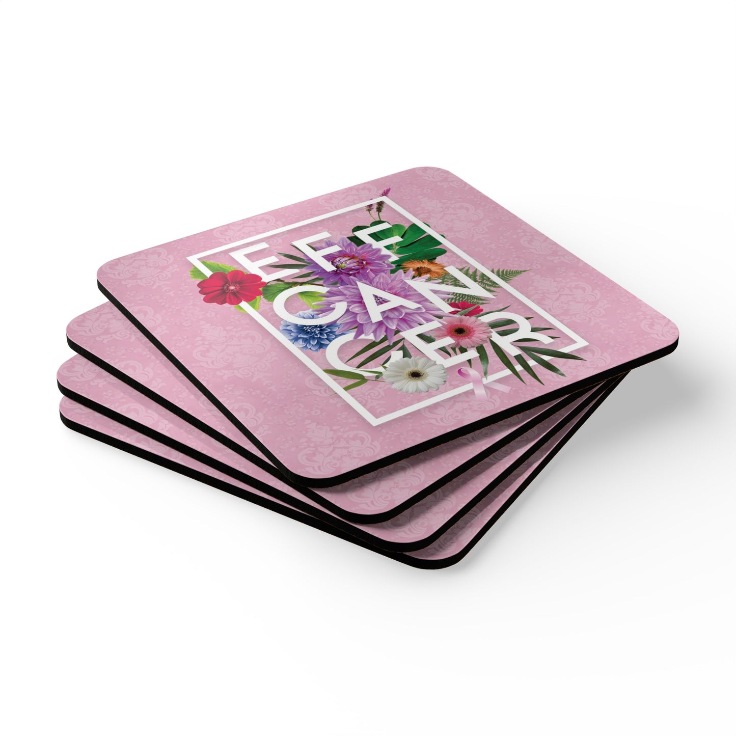 Floral Eff Coaster Set