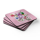 Floral Eff Coaster Set